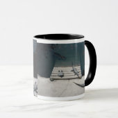 爬虫類バスキング マグカップ (正面右)