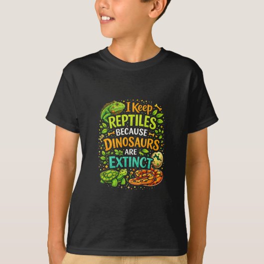 爬虫類ルール Tシャツ (正面)
