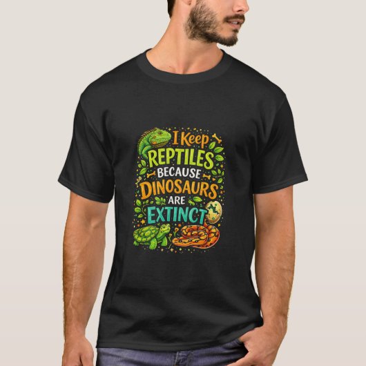爬虫類ルール Tシャツ (正面)