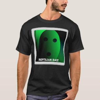 爬虫類レースのスカルンスキン グラフィック Tシャツ