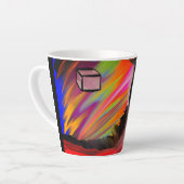 爬虫類世界 カフェラテマグ (左アングル)