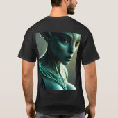 爬虫類女神 Tシャツ (裏面)