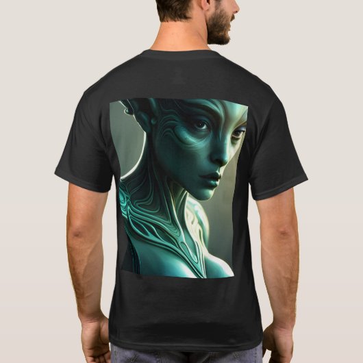 爬虫類女神 Tシャツ (裏面)