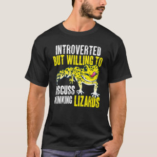 爬虫類学者 トカゲ レオパ ヒョウモントカゲモドキ 1 Tシャツ