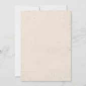 爬虫類少年男の赤ちゃんシャワー 招待状 (裏面)