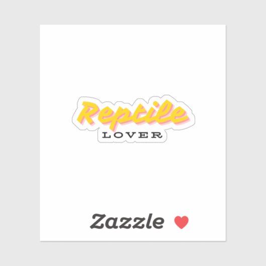 爬虫類愛好家 シール (シート)