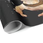 爬虫類愛好者のためのひげ竜のクリスマス ラッピングペーパー (ロールコーナー)