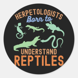 爬虫類生まれを理解するherpetologist ラウンドシール