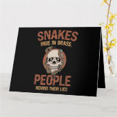 爬虫類皮膚カタツムキンスネークマザー2 カード (黄色い花)