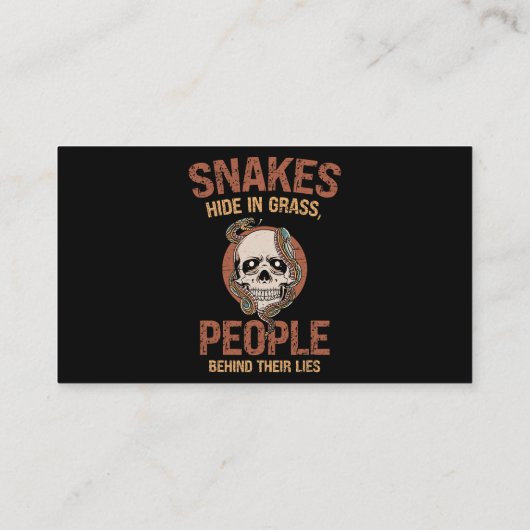 爬虫類皮膚カタツムキンスネークマザー2 名刺 (裏面)