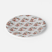 爬虫類芸術コーラルヘビ ペーパープレート (アングル)