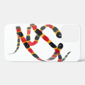 爬虫類芸術コーラルヘビ Case-Mate iPhoneケース (裏面 (横))