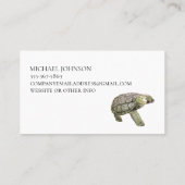 爬虫類蛇べっ子Python Boaペット 名刺 (裏面)