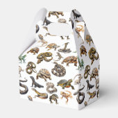 爬虫類蛇トカガメ動物模様 フェイバーボックス (裏面サイド)