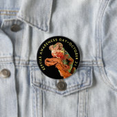 爬虫類認識度デイ、カメレオンボタン 缶バッジ (インサイチュ)