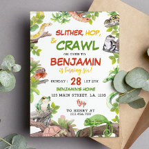 爬虫類誕生日パーティーへの招待