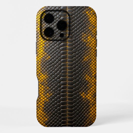 爬虫類防具:ヘビの皮 iPhoneケース (裏面)