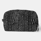 爬虫類黒アリゲーターワニはかりで測ルスキンルック ドップキット (正面)