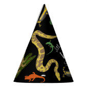 爬虫類、トカゲ類および両生類子供の誕生日 パーティーハット (左)