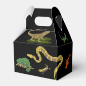 爬虫類、トカゲ類および両生類子供の誕生日 フェイバーボックス (裏面サイド)