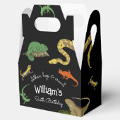 爬虫類、トカゲ類および両生類子供の誕生日 フェイバーボックス (オープン)