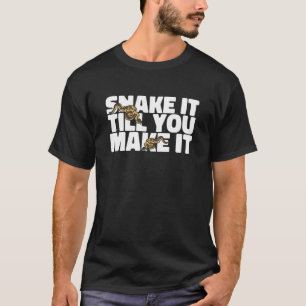 爬虫類 ヘビが好きな人へ はばたけPython Tシャツ