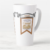 父おじいちゃんスタイル カフェラテマグ (右アングル)