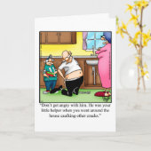 父おもしろいのデイカード カード (黄色い花)