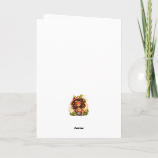 父おもしろいの日があなたは大きなディルパン カード (裏面)