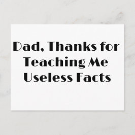 父おもしろいの日と誕生日のグリーティングカード ポストカード