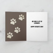 父おもしろいの日に猫から猫パパを探す カード (内部)