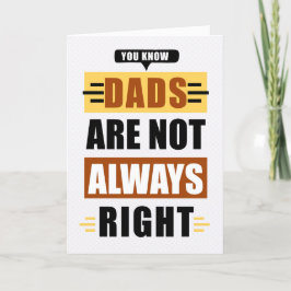 父おもしろいの日のパパは必ずしも正しくない シーズンカード