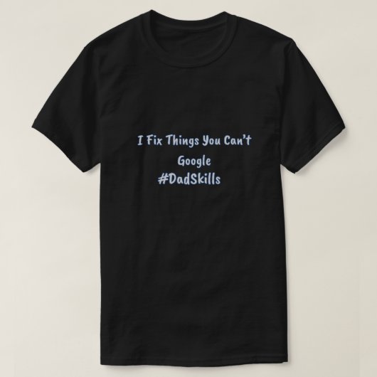 父おもしろいの日のパパ Tシャツ (デザイン正面)