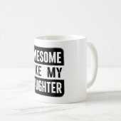 父おもしろいの日の娘または妻からのマグギフト コーヒーマグカップ (正面右)