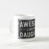 父おもしろいの日の娘または妻からのマグギフト コーヒーマグカップ (正面左)