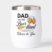 父おもしろいの日の引用文パパお前はビールに甘い (背面)