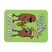 父おもしろいの日の豆のファリングジョーク マグネット (横)