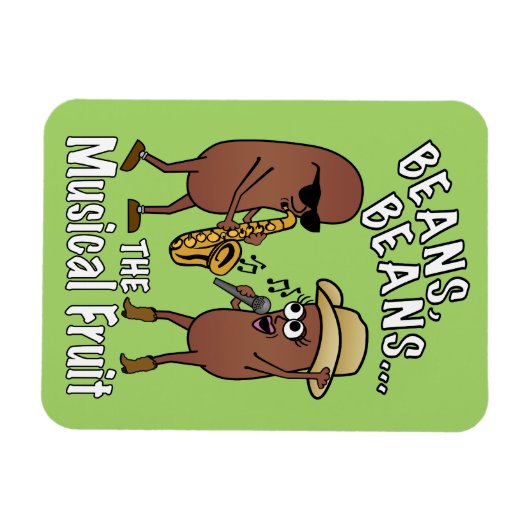 父おもしろいの日の豆のファリングジョーク マグネット (横)