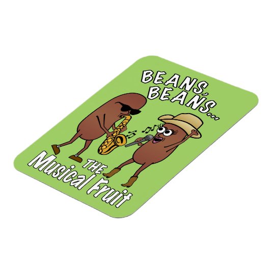 父おもしろいの日の豆のファリングジョーク マグネット (左側)