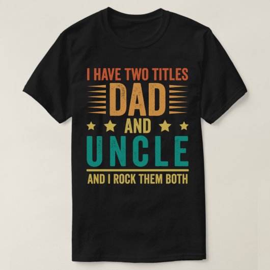 父おもしろいの日の贈り物パパと Tシャツ (デザイン正面)