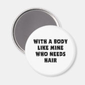 父おもしろいの日はげ男 マグネット (正面/裏面)