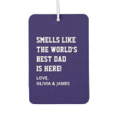 父おもしろいの日はパパのギフトをガグ カーエアーフレッシュナー (正面)