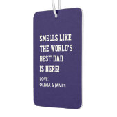 父おもしろいの日はパパのギフトをガグ カーエアーフレッシュナー (左)