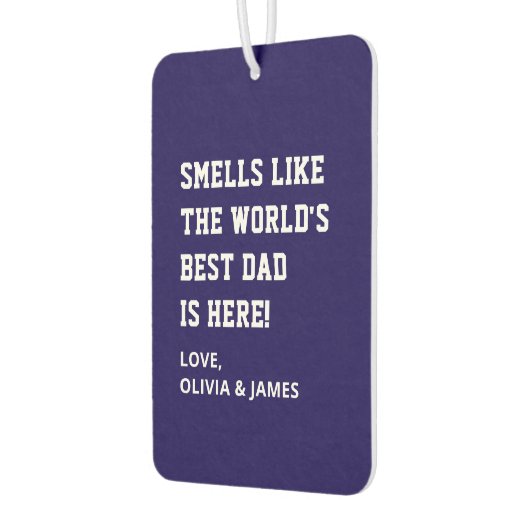 父おもしろいの日はパパのギフトをガグ カーエアーフレッシュナー (左)