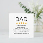 父おもしろいの日またはパパ誕生日 カード (スタンド正面)