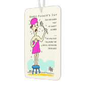 父おもしろいの日を振り返る カーエアーフレッシュナー (左)