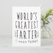 父おもしろいの日カード、誕生日プレゼント シーズンカード (スタンド正面)