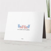 父おもしろいの日コルギ カード (裏面)