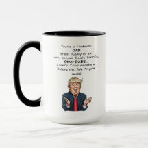 父おもしろいの日トランプ本当にコーヒ素晴らしーマグ