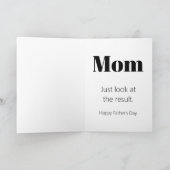 父おもしろいの日札とよく合う サンキューカード (内部)